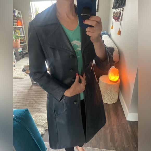 Vintage 24 K Leather Coat by dan di modes - Picture 10 of 14